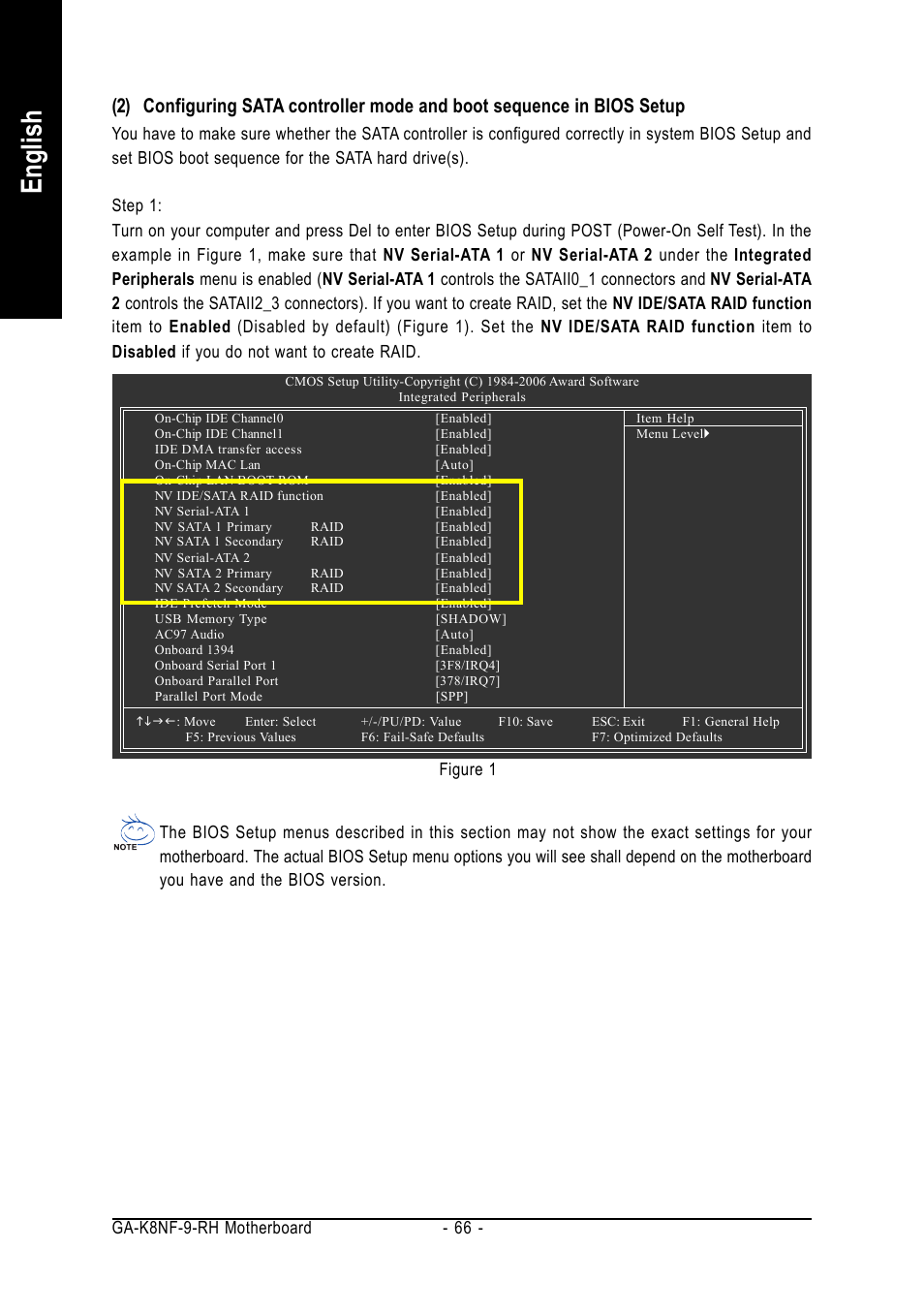 English, Ga-k8nf-9-rh motherboard - 66 | GIGABYTE AMD Socket 939 Processor Motherboard GA-K8NF-9-RH User Manual | Page 66 / 88