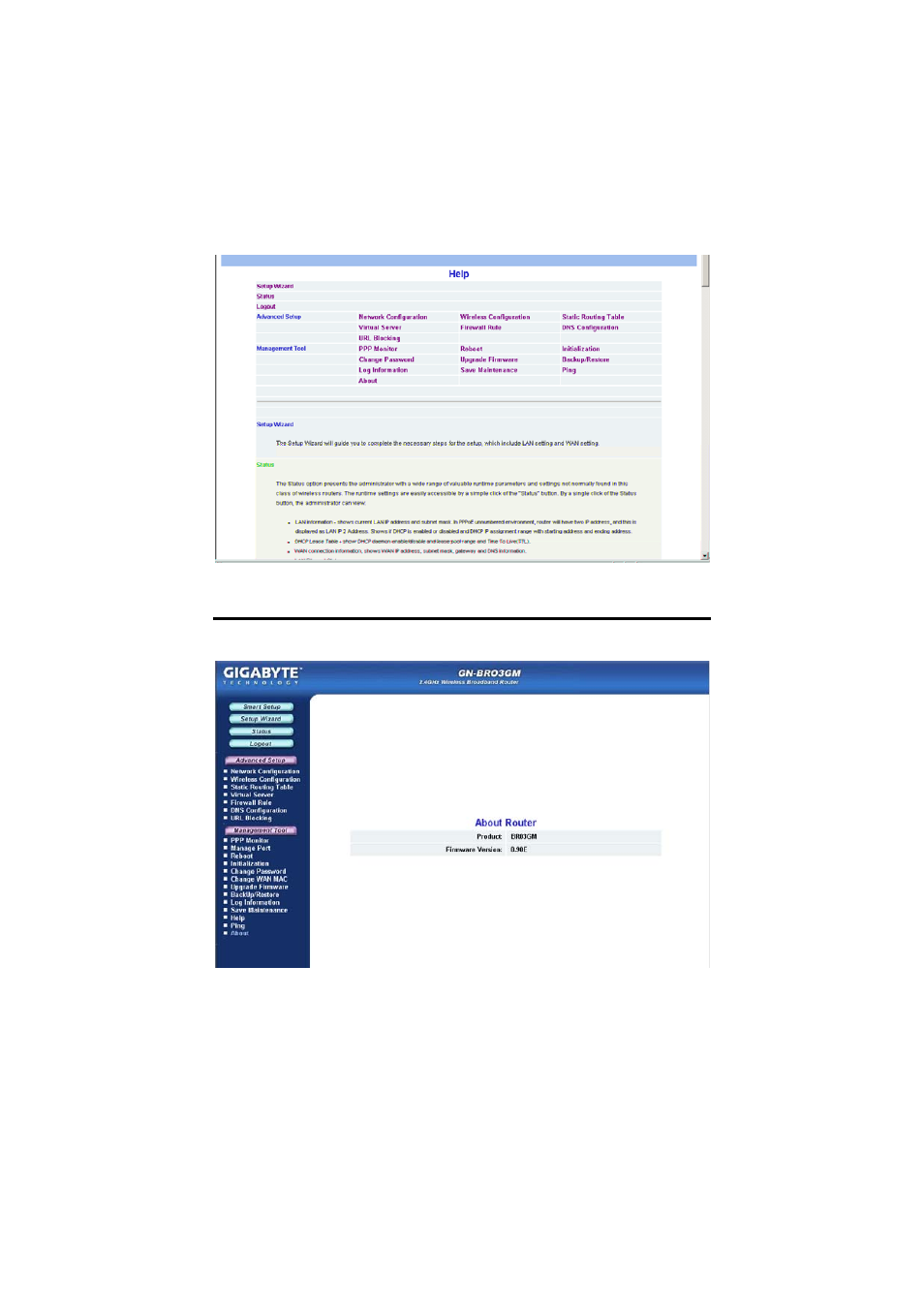 The about screen | GIGABYTE AirCruiser MIMO GN-BR03GM User Manual | Page 52 / 80