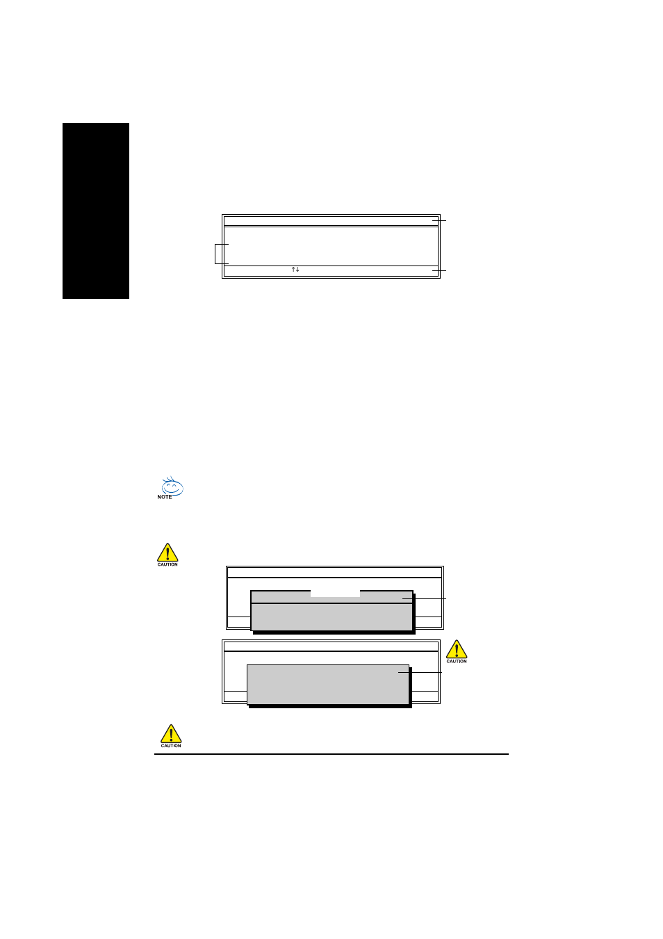 English, Exploring the q-flash, Utility screen | Task menu for q-flash utility, Action bar, Using the q-flash, Utility, Steps | GIGABYTE GA-8I845GVM775 User Manual | Page 56 / 72