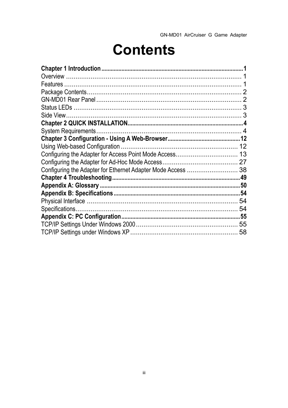 GIGABYTE GN-MD01 User Manual | Page 3 / 64