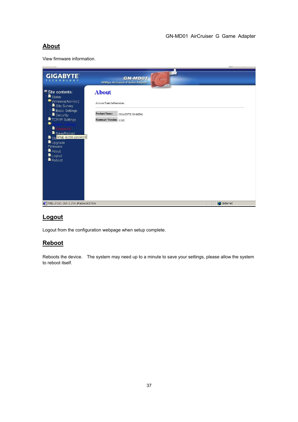 GIGABYTE GN-MD01 User Manual | Page 40 / 64