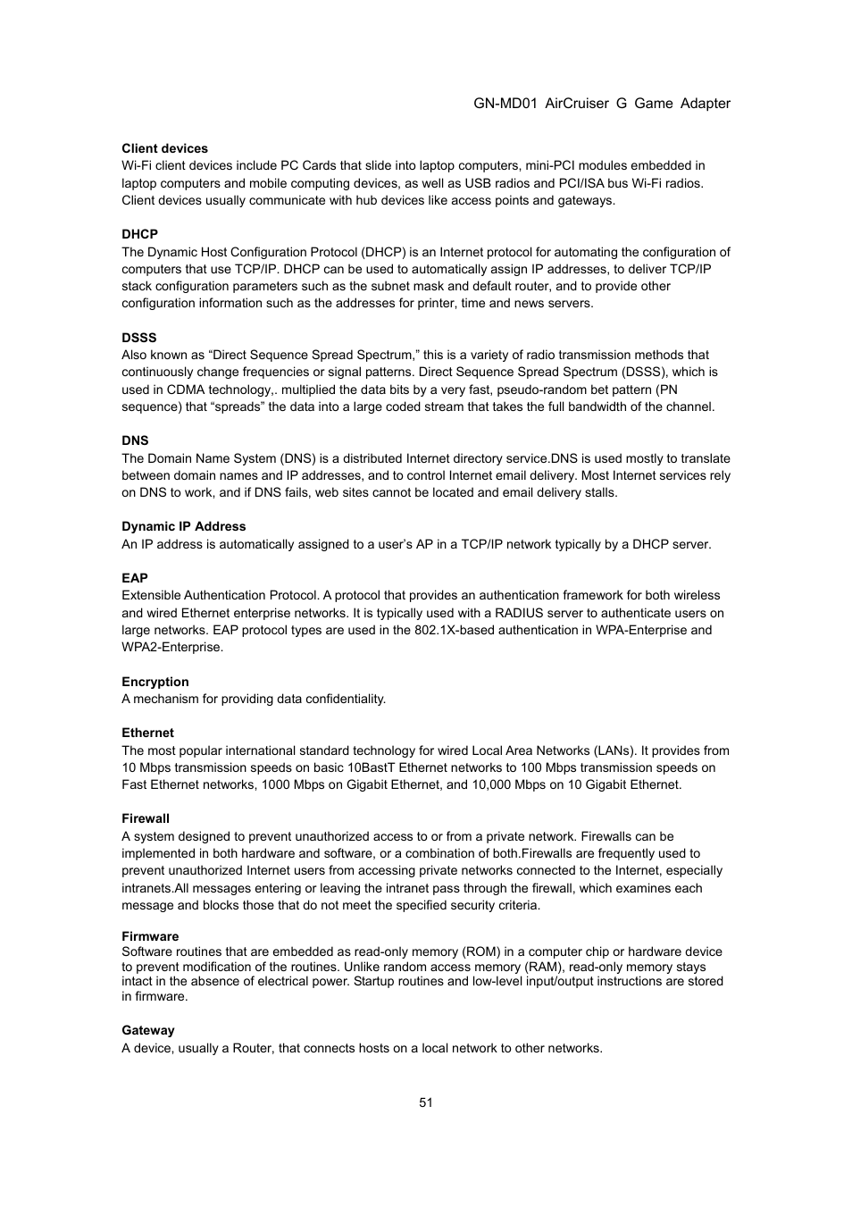 GIGABYTE GN-MD01 User Manual | Page 54 / 64