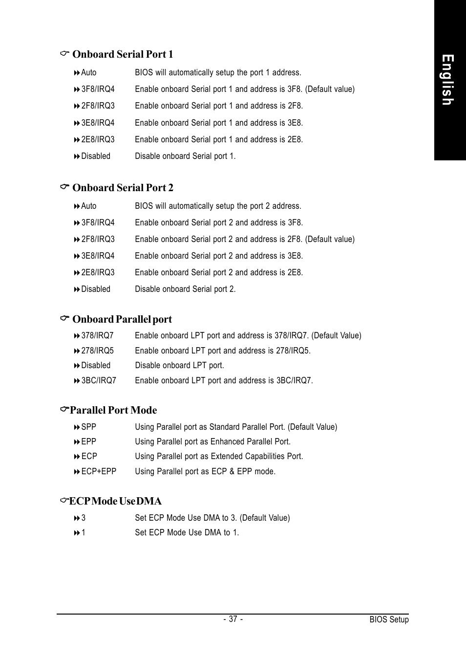 English | GIGABYTE GA-8IR2003 User Manual | Page 41 / 96