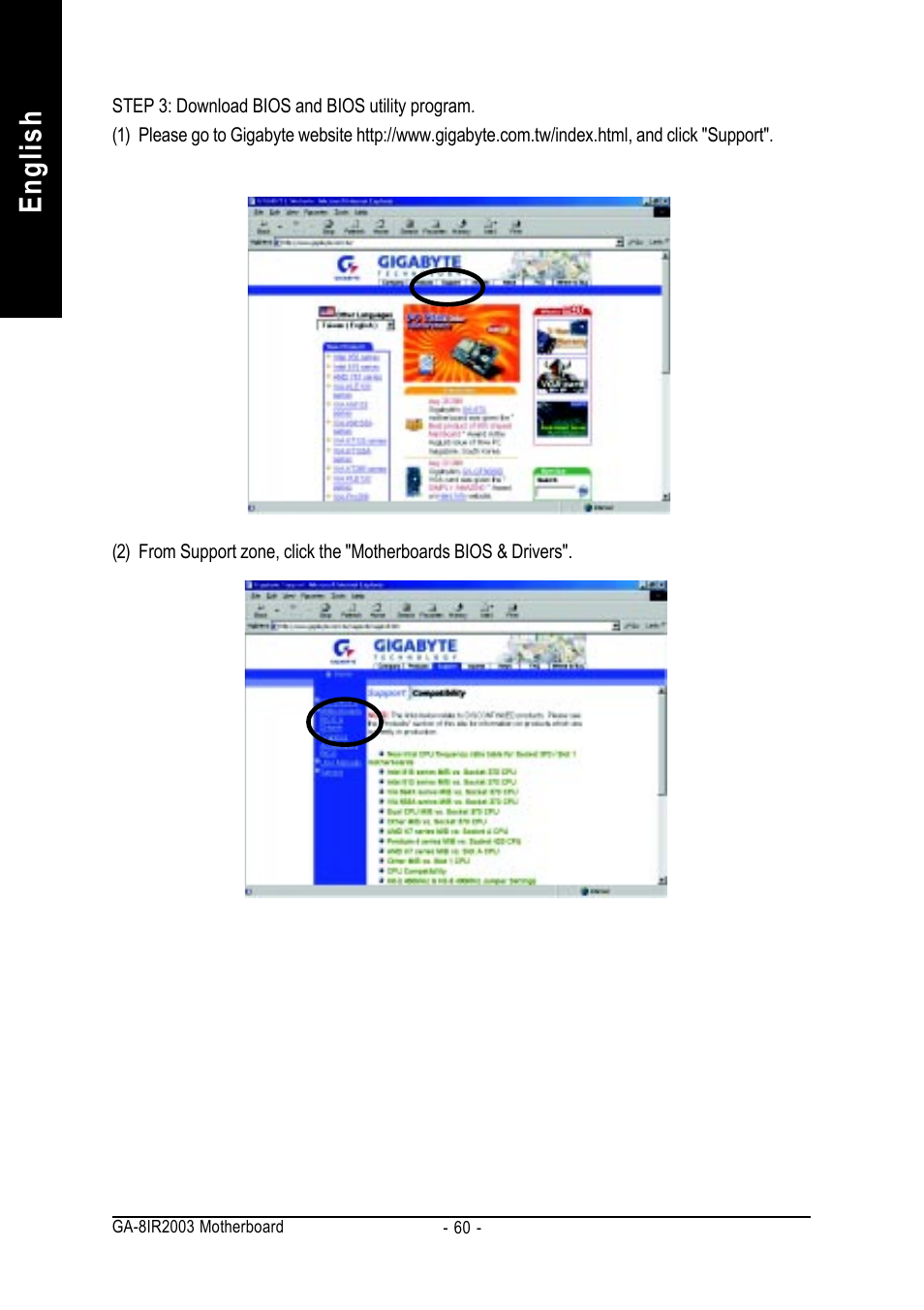 English | GIGABYTE GA-8IR2003 User Manual | Page 64 / 96