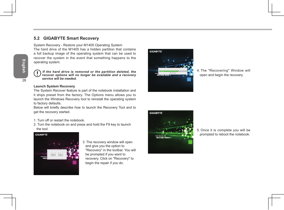 GIGABYTE M1405 User Manual | Page 38 / 65