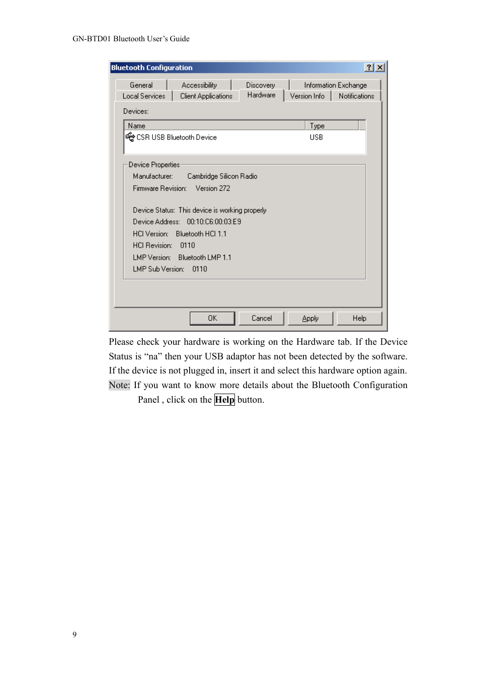 GIGABYTE GN-BTD01 User Manual | Page 12 / 28
