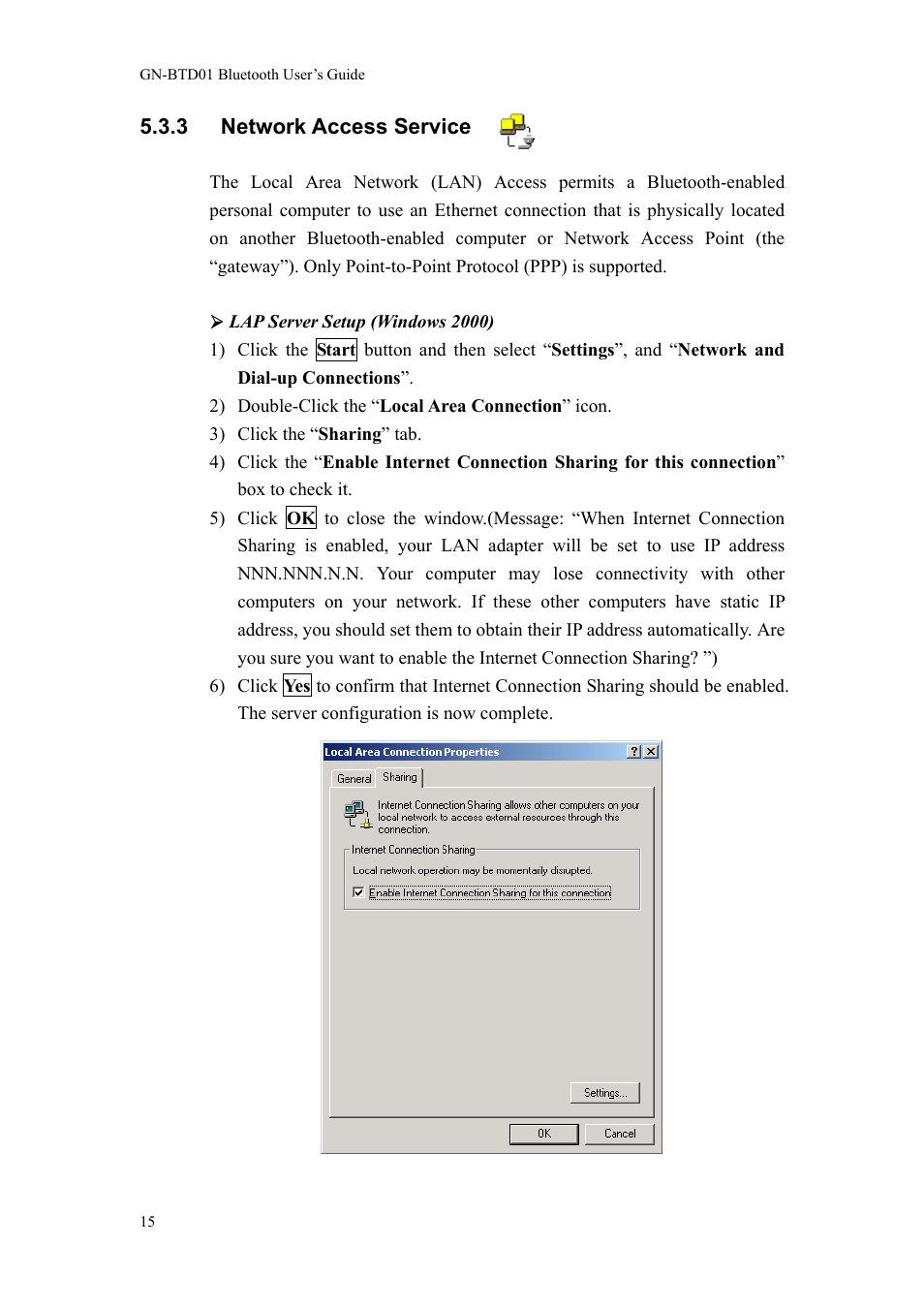 3 network access service | GIGABYTE GN-BTD01 User Manual | Page 18 / 28