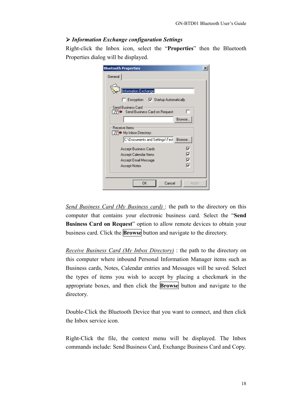GIGABYTE GN-BTD01 User Manual | Page 21 / 28