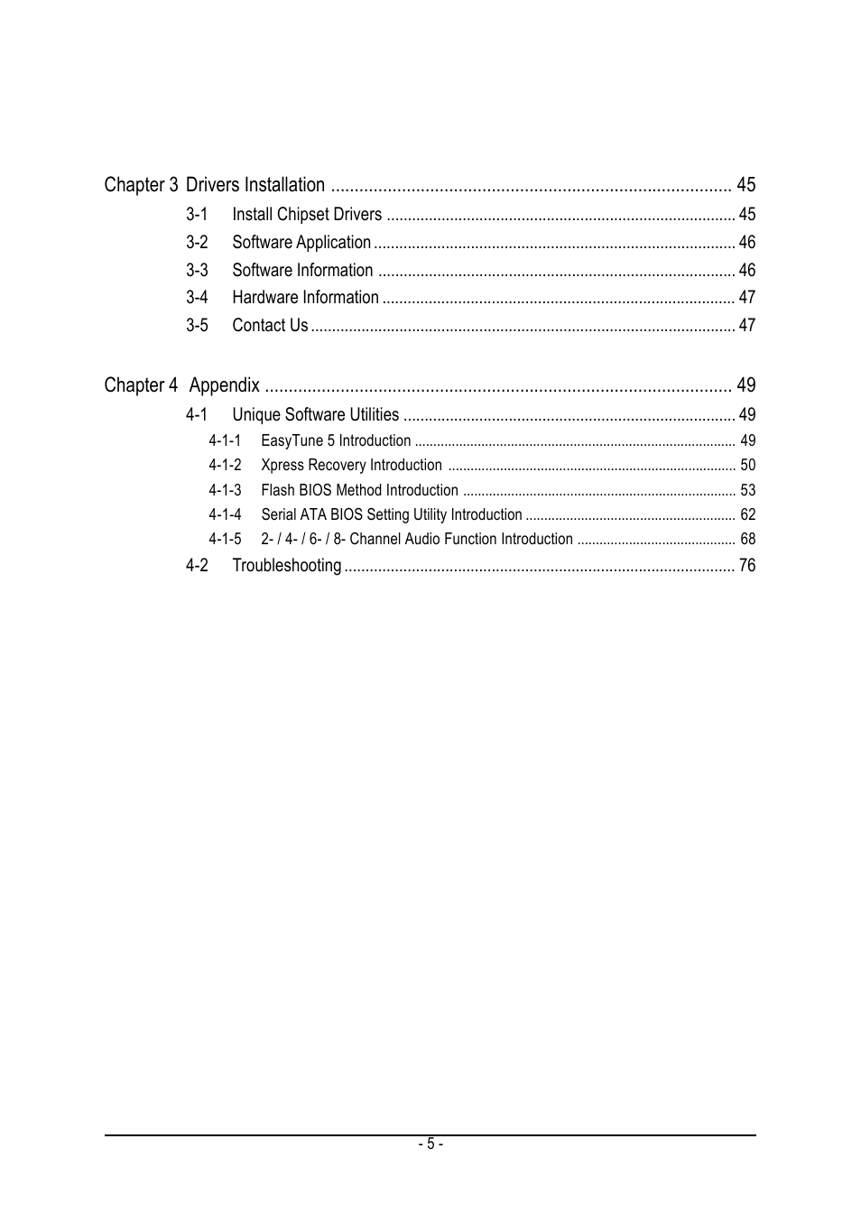GIGABYTE GA-K8NS User Manual | Page 5 / 80