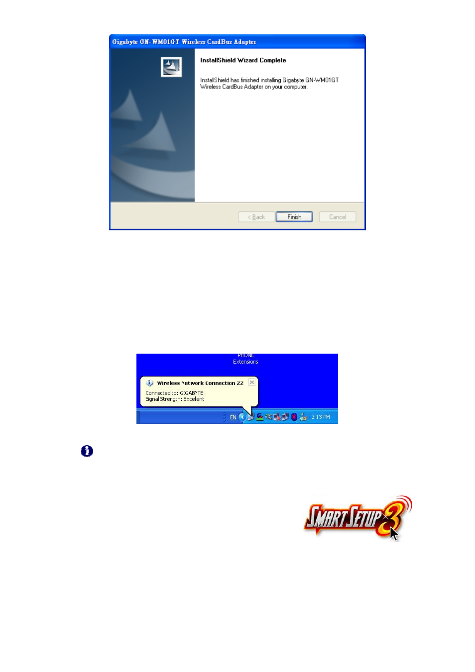 2. smartsetup 3 | GIGABYTE GN-WM01GT User Manual | Page 9 / 40