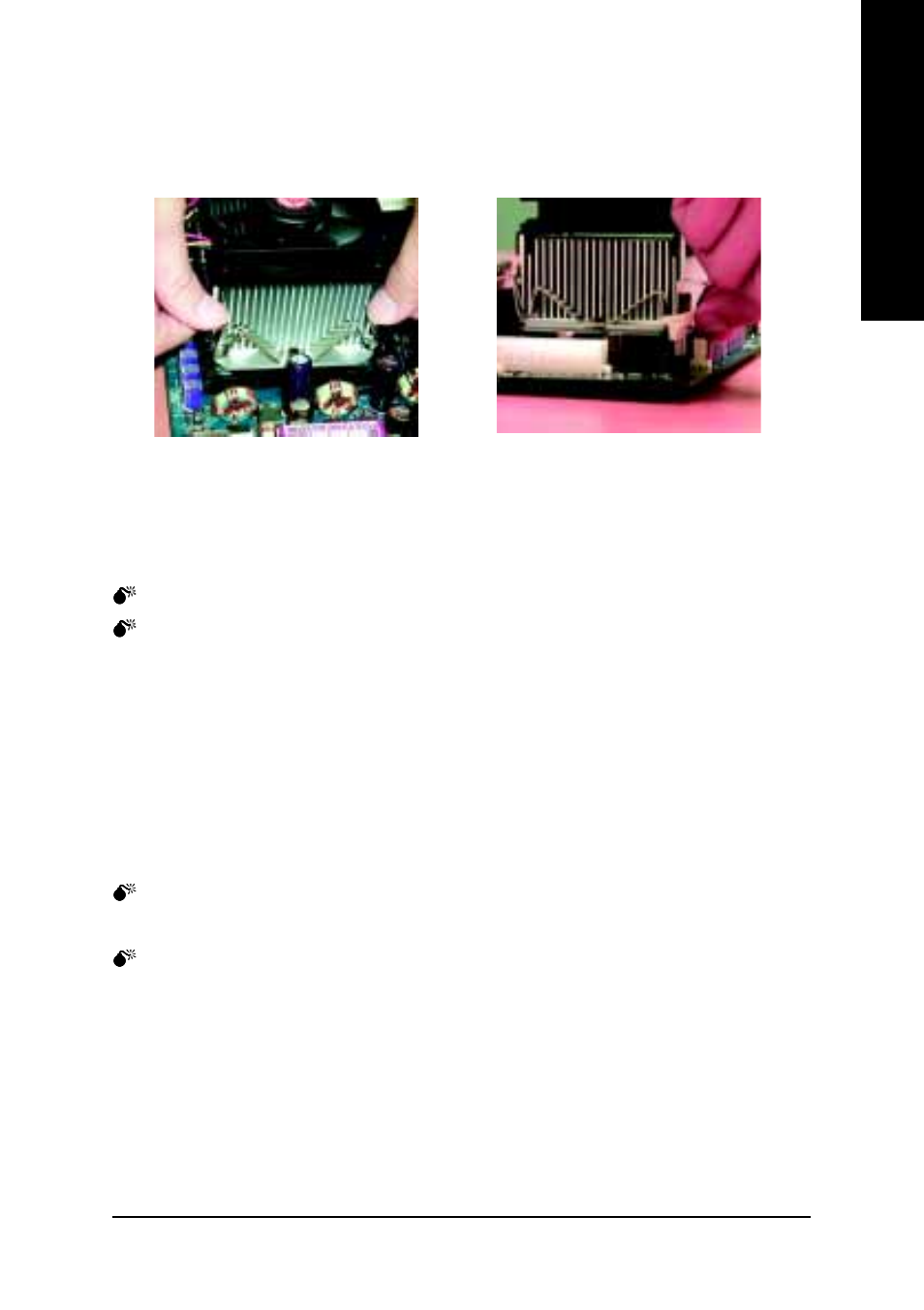 English, Step1-2 : cpu heat sink installation | GIGABYTE GA-8GEM667 User Manual | Page 15 / 90