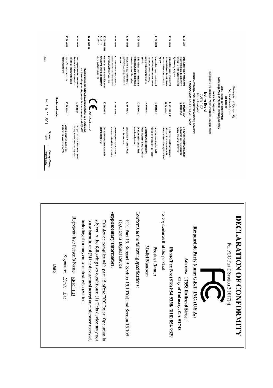 Motherboard 7vt600-rz | GIGABYTE 7VT600-RZ User Manual | Page 2 / 40