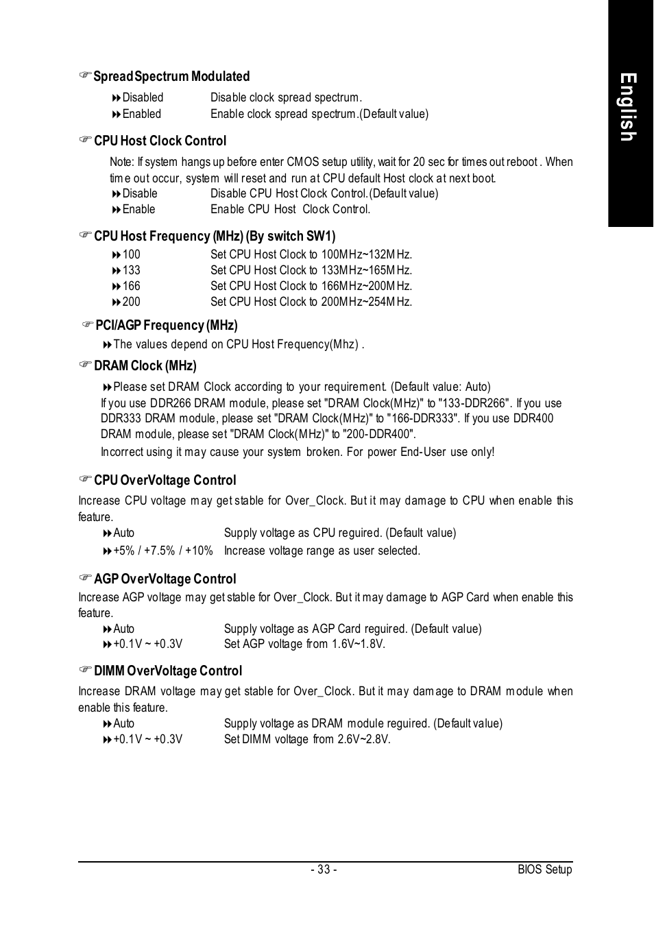 English | GIGABYTE 7VT600-RZ User Manual | Page 33 / 40