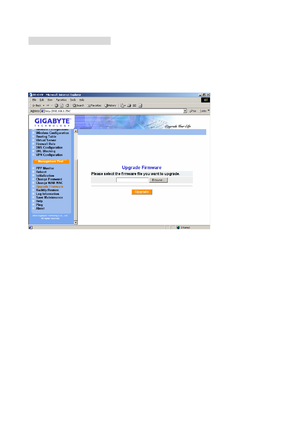 5-6. upgrade firmware | GIGABYTE GN-BR404W User Manual | Page 89 / 109