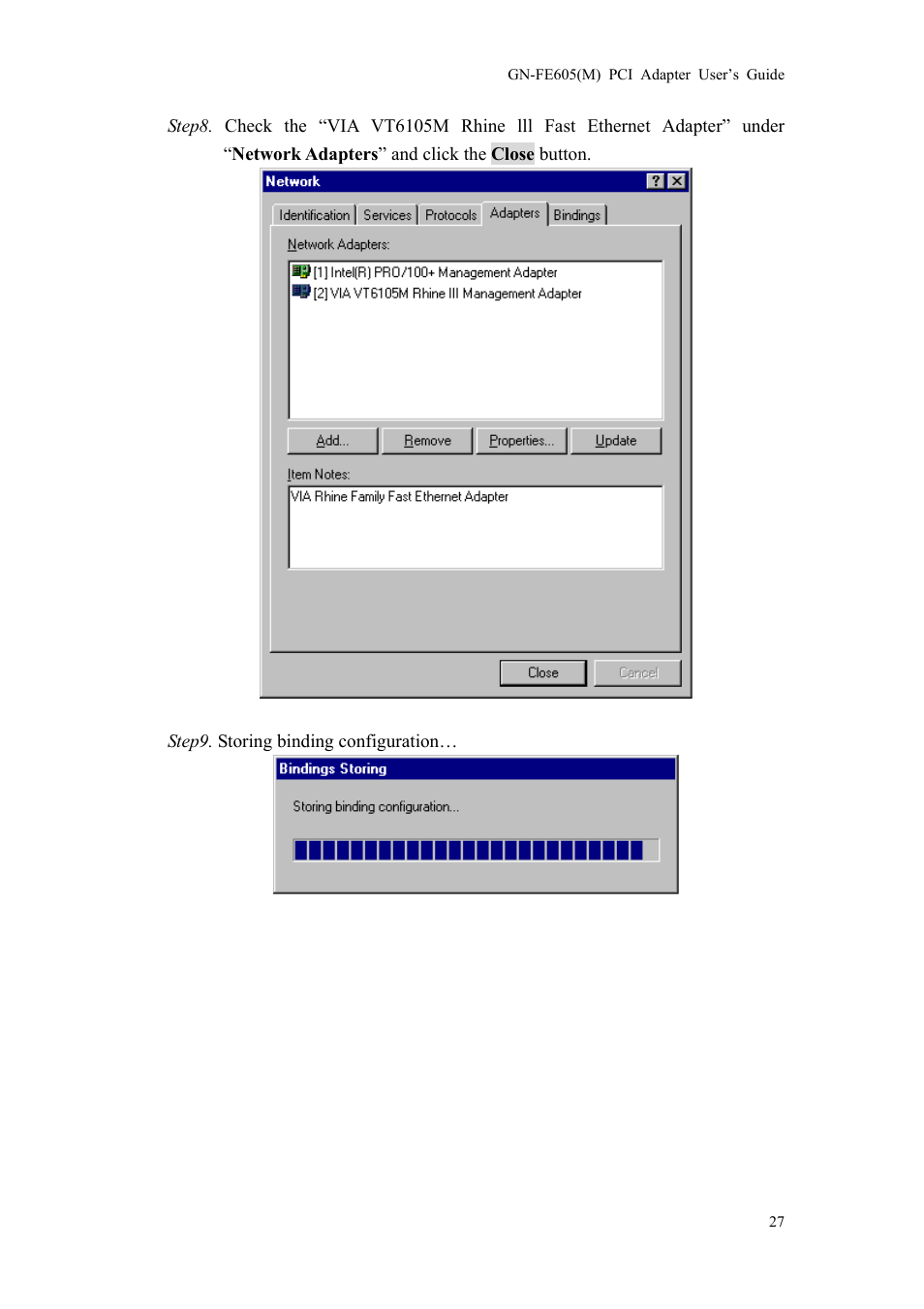 GIGABYTE GN-FE605 User Manual | Page 29 / 62