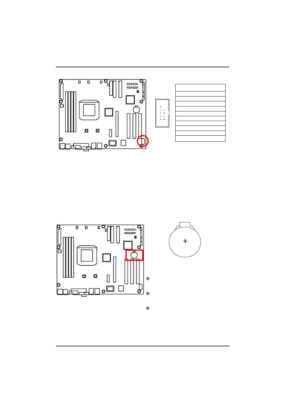 M ) comb, N ) battery caution | GIGABYTE AMD Socket AM2 Motherboard GA-3PXSL-RH User Manual | Page 21 / 70