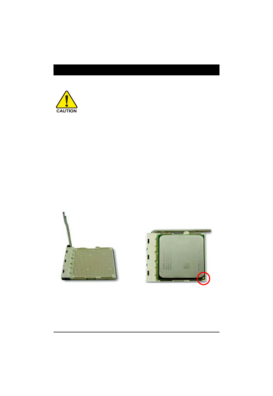 Chapter 2 hardware installation process, 1: installing processor and cpu haet sink, 1-1: installing cpu | GIGABYTE AMD Socket AM2 Motherboard GA-3PXSL-RH User Manual | Page 9 / 70