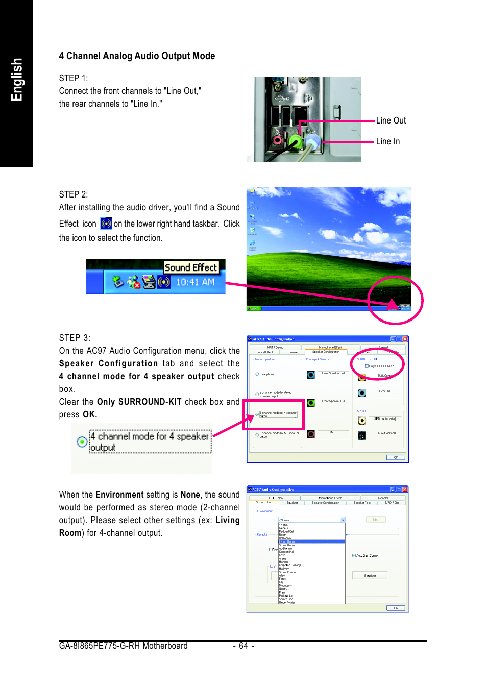 English | GIGABYTE GA-8I865PE775-G-RH User Manual | Page 64 / 72