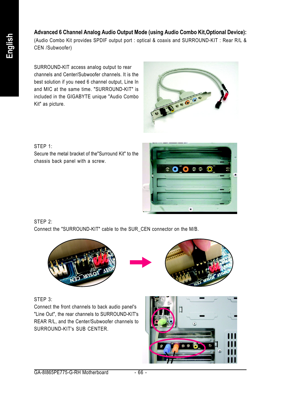 English | GIGABYTE GA-8I865PE775-G-RH User Manual | Page 66 / 72