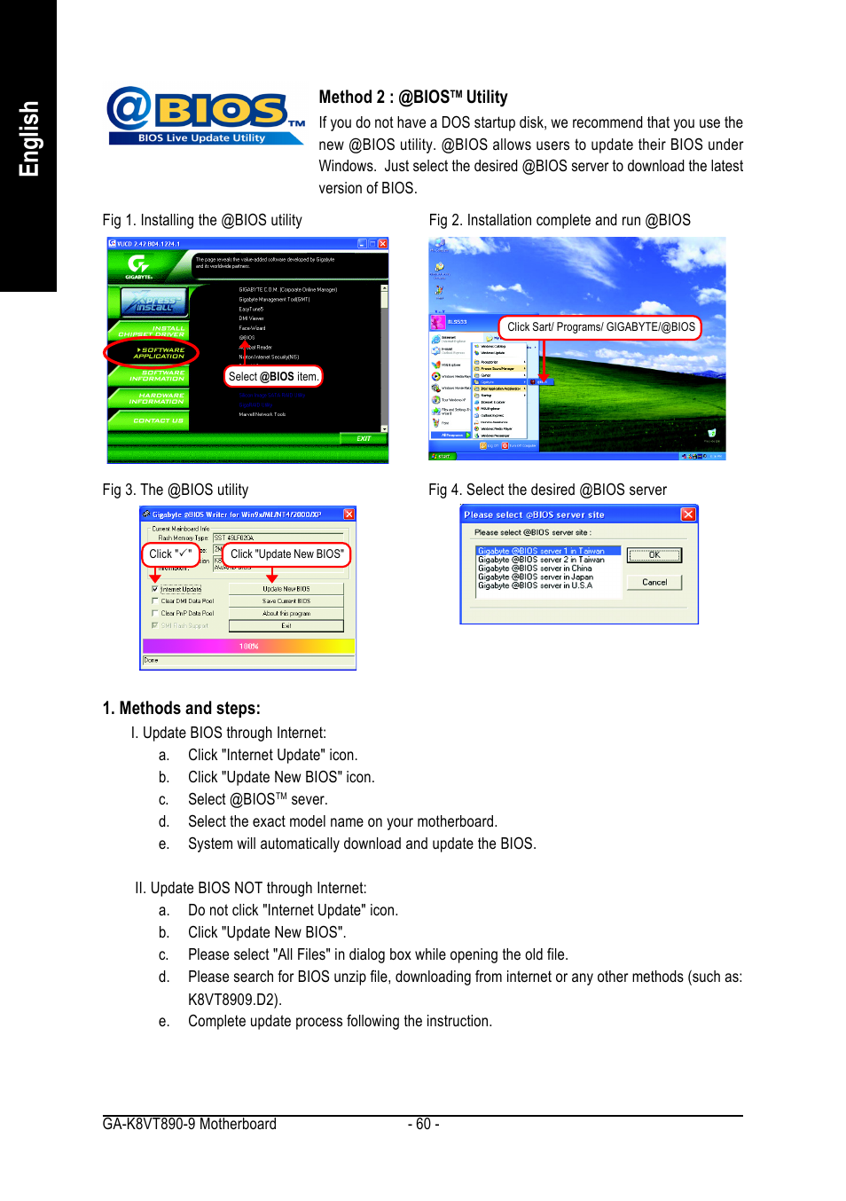 English | GIGABYTE AMD Socket 939 Processor Motherboard GA-K8VT890-9 User Manual | Page 60 / 80