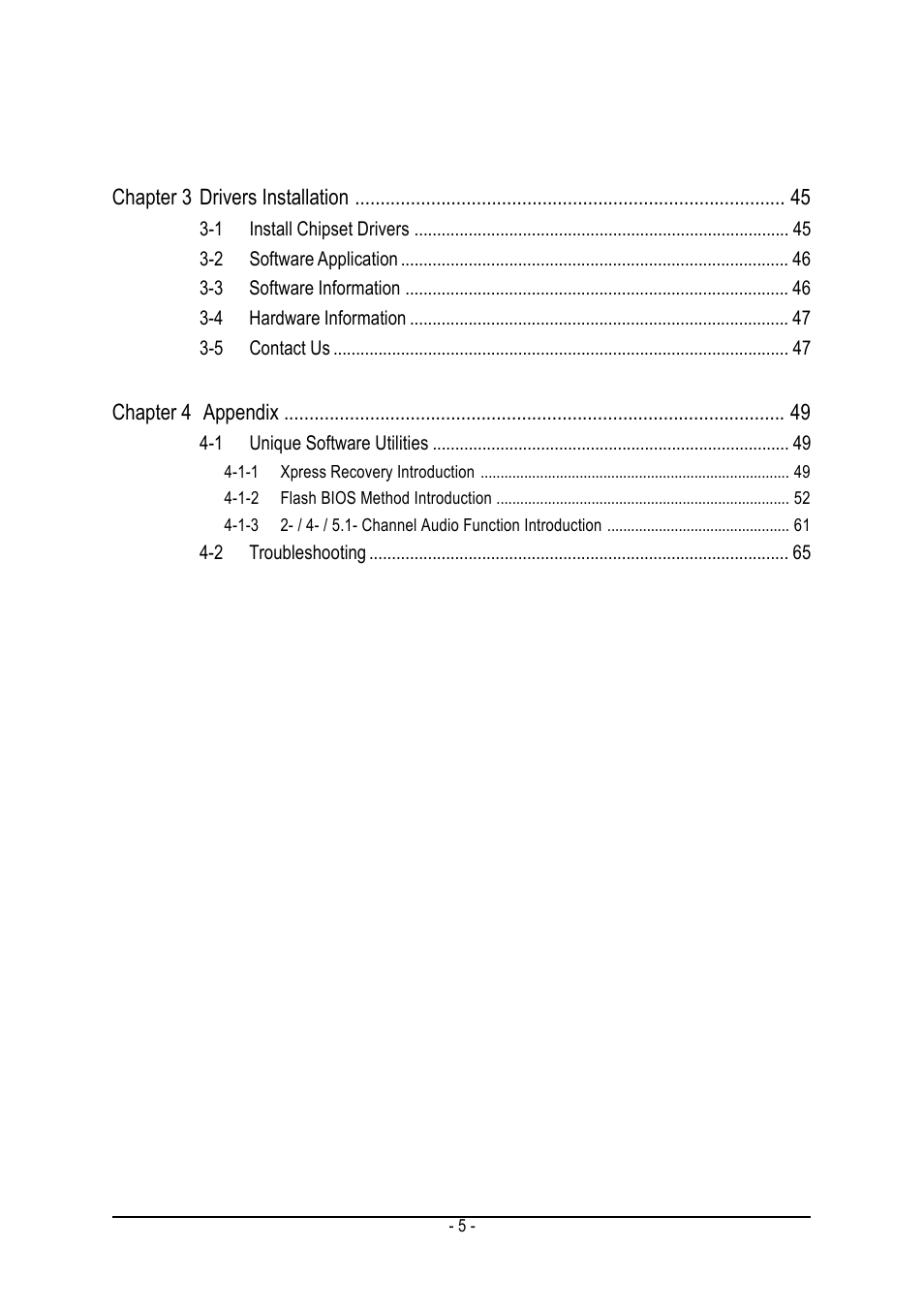 GIGABYTE GA-8I865PEM-775 User Manual | Page 5 / 72