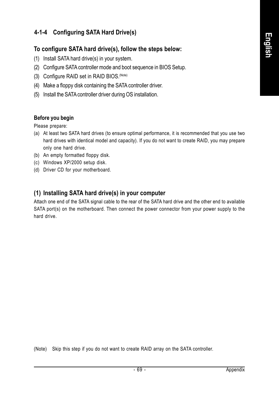 English | GIGABYTE AM2 Processor Motherboard GA-M57SLI-S4 User Manual | Page 69 / 96