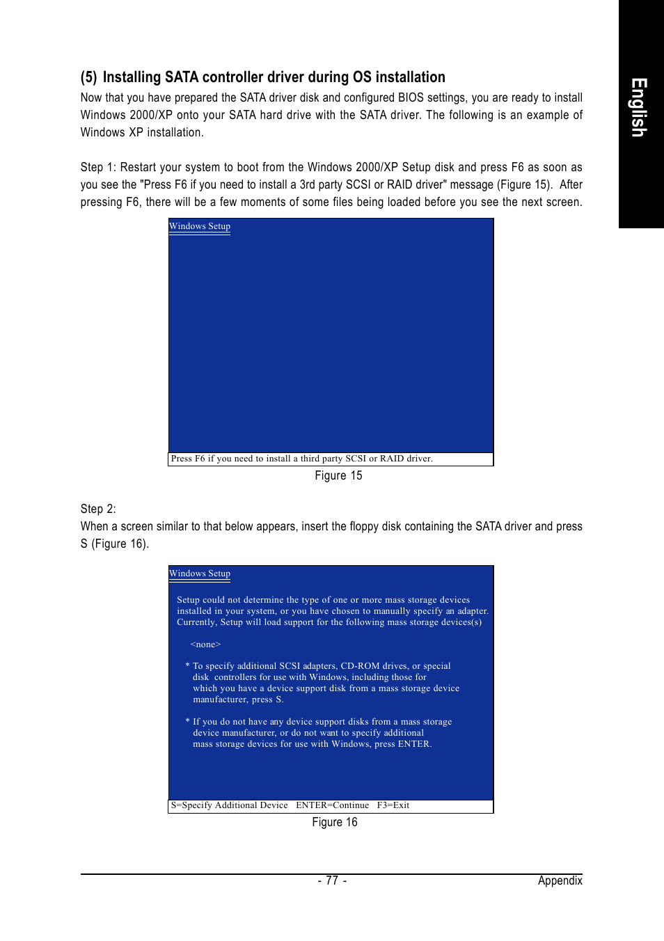 English | GIGABYTE AM2 Processor Motherboard GA-M57SLI-S4 User Manual | Page 77 / 96