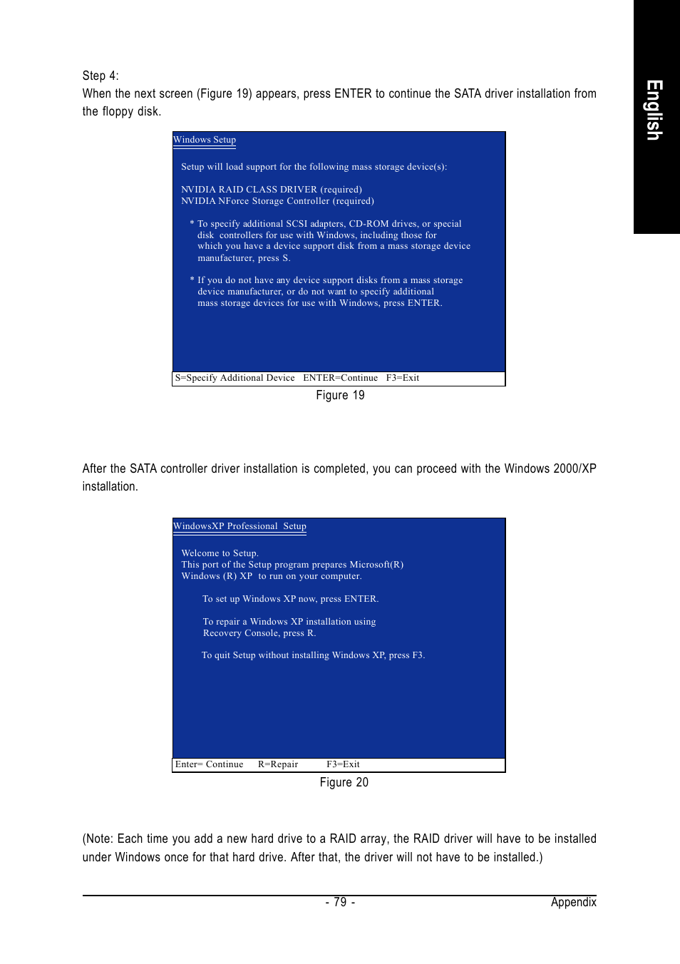 English | GIGABYTE AM2 Processor Motherboard GA-M57SLI-S4 User Manual | Page 79 / 96