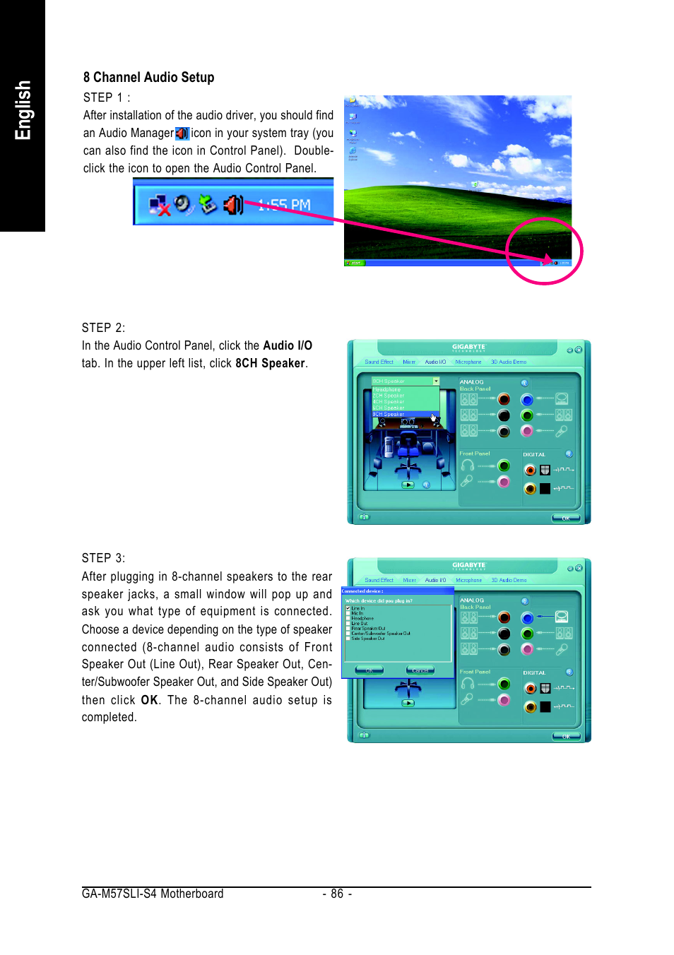 English | GIGABYTE AM2 Processor Motherboard GA-M57SLI-S4 User Manual | Page 86 / 96