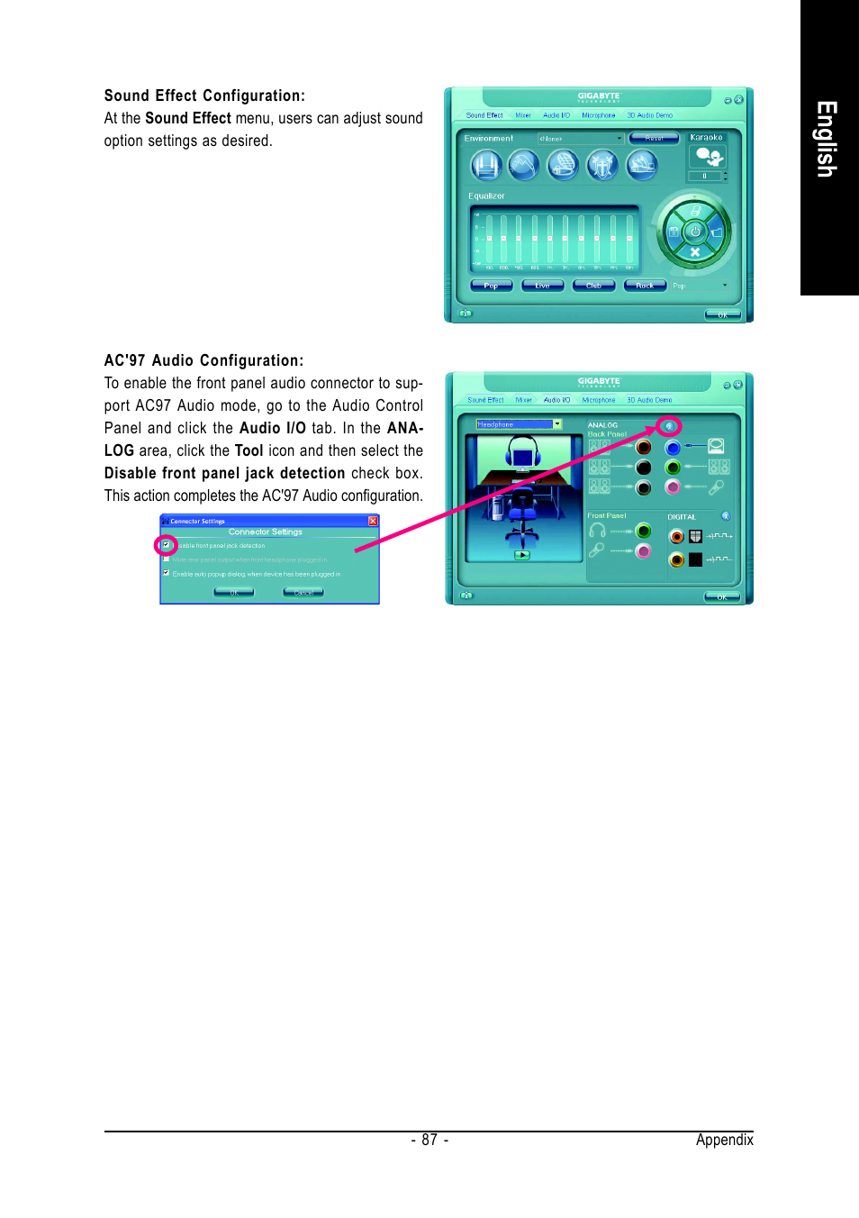 English | GIGABYTE AM2 Processor Motherboard GA-M57SLI-S4 User Manual | Page 87 / 96