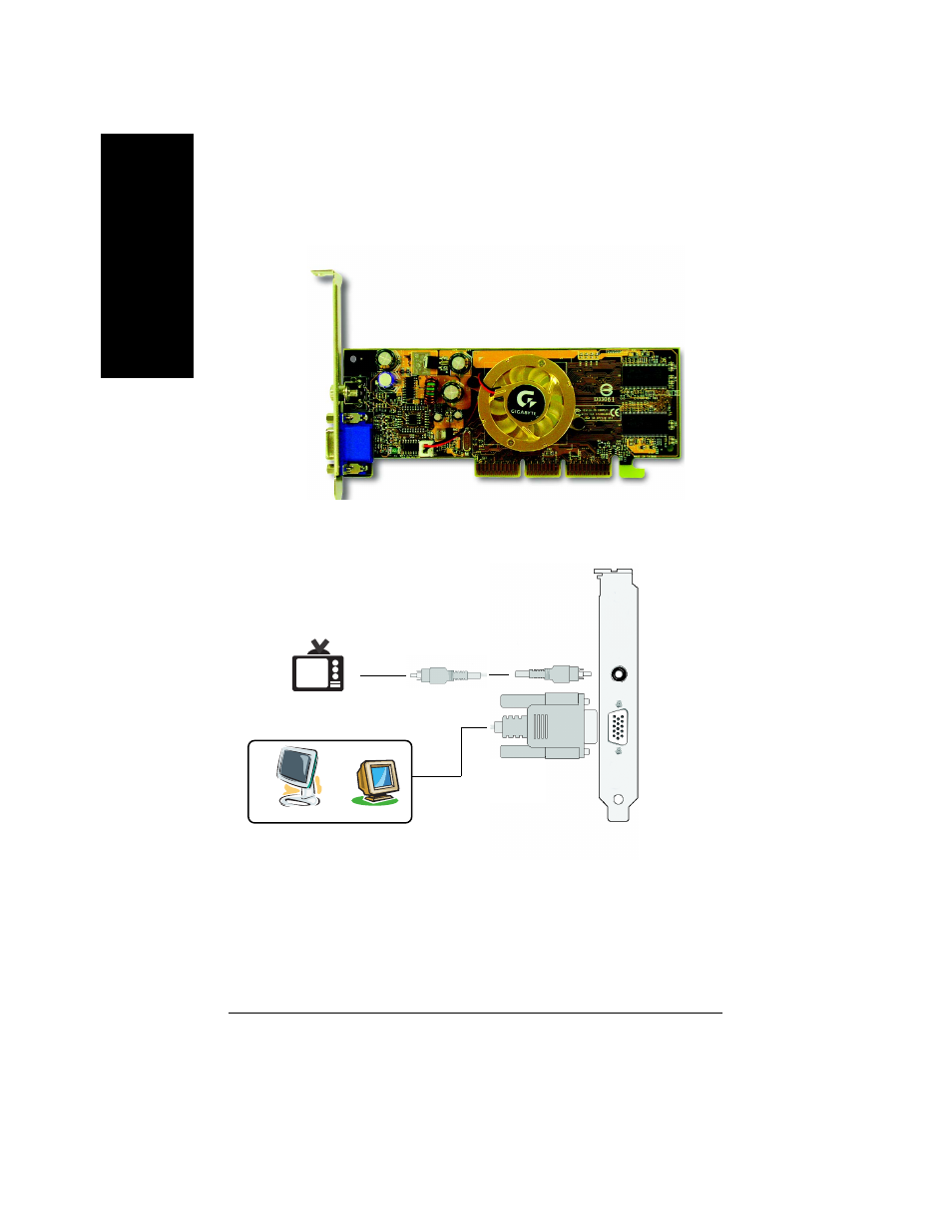 English | GIGABYTE GeForceTM FX 5200 Graphics Accelerator GV-N52128D User Manual | Page 6 / 38