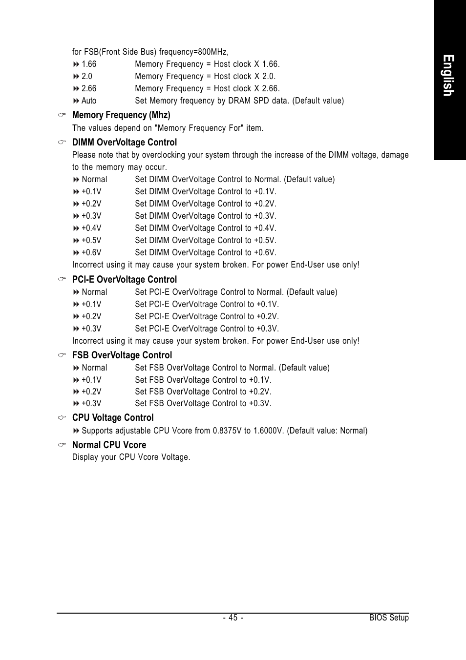 English | GIGABYTE GA-8I915P DUO User Manual | Page 45 / 80