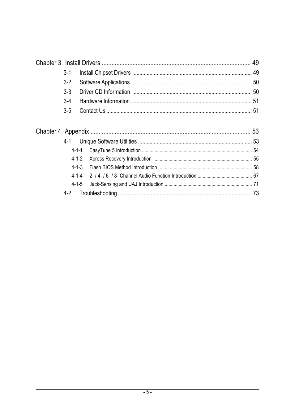 GIGABYTE GA-8I915P DUO User Manual | Page 5 / 80