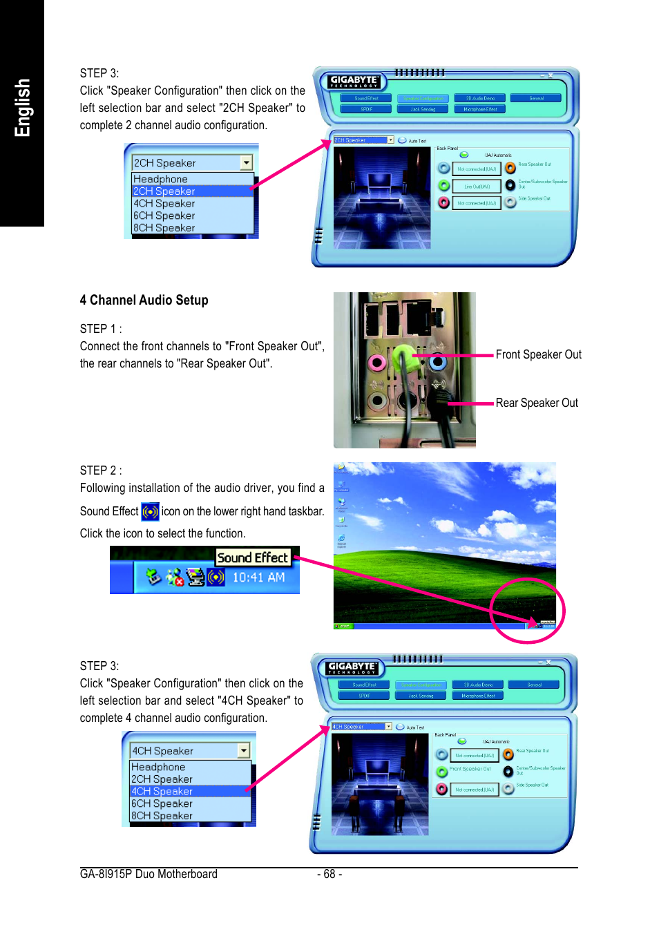 English | GIGABYTE GA-8I915P DUO User Manual | Page 68 / 80