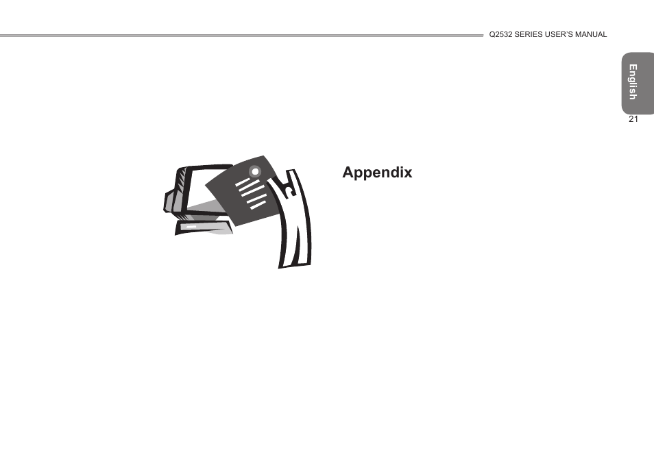 Appendix | GIGABYTE Q2532 User Manual | Page 32 / 40