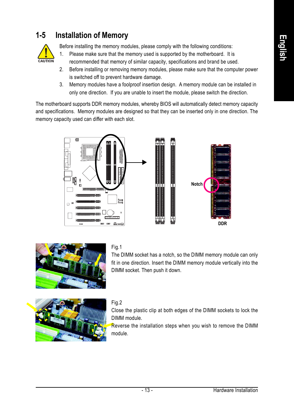 English | GIGABYTE Processor Motherboard GA-7N400S-L User Manual | Page 13 / 80