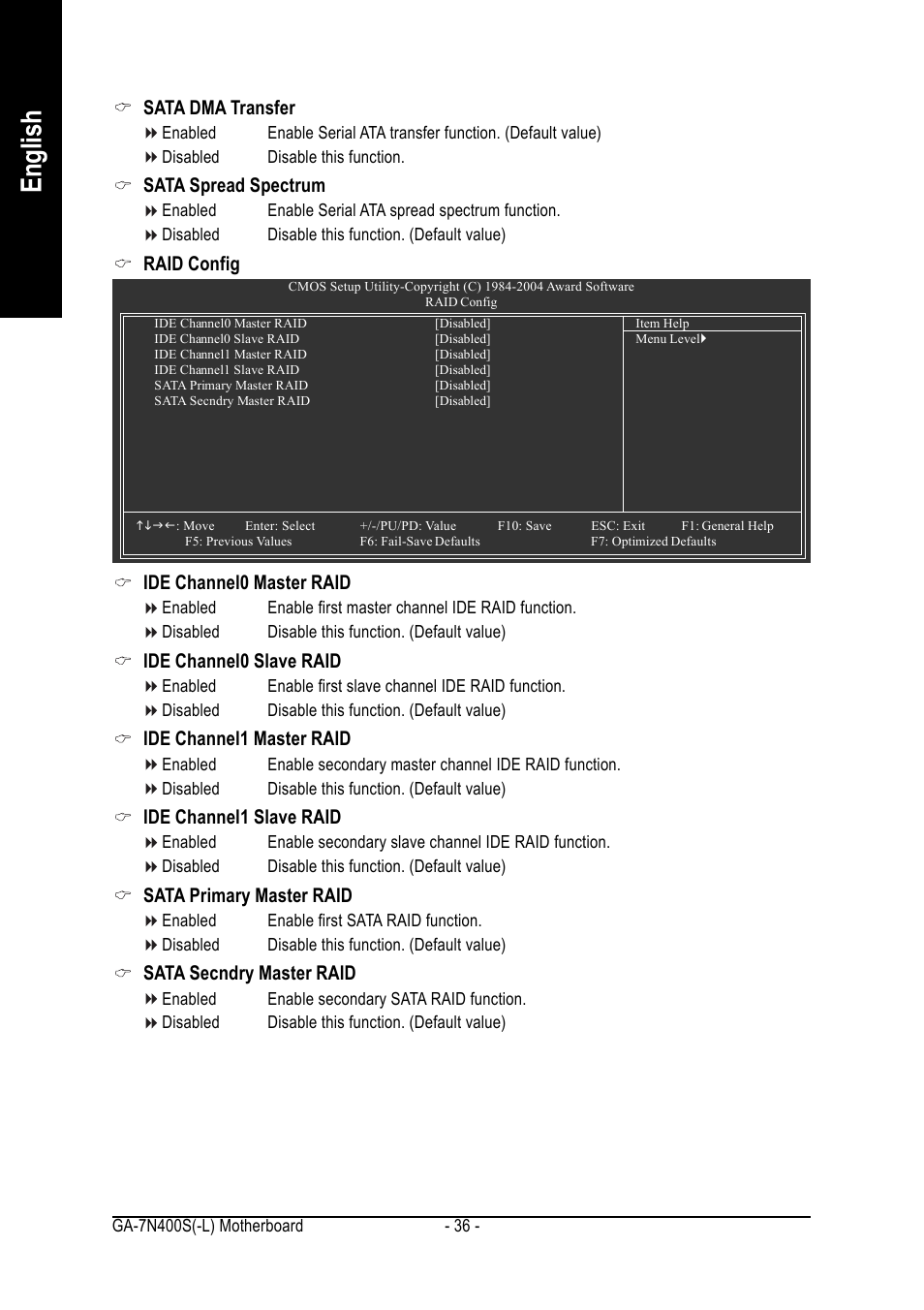 English | GIGABYTE Processor Motherboard GA-7N400S-L User Manual | Page 36 / 80
