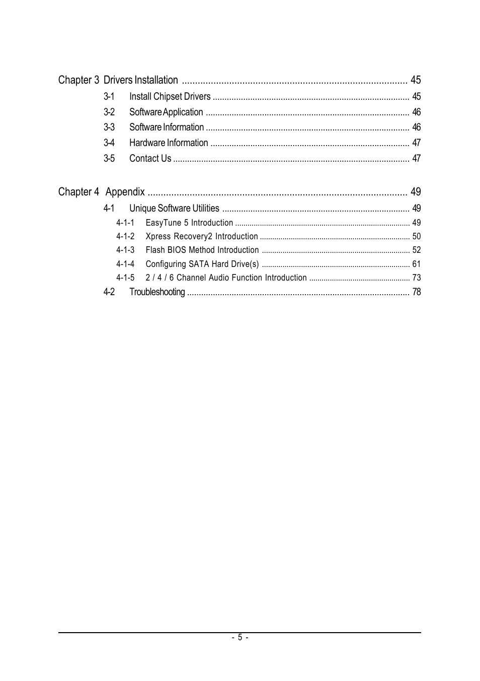 GIGABYTE GA-VM800PMC User Manual | Page 5 / 88