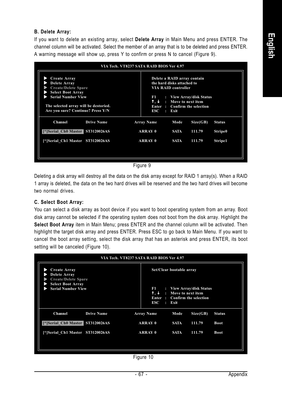 English, Appendix - 67 | GIGABYTE GA-VM800PMC User Manual | Page 67 / 88