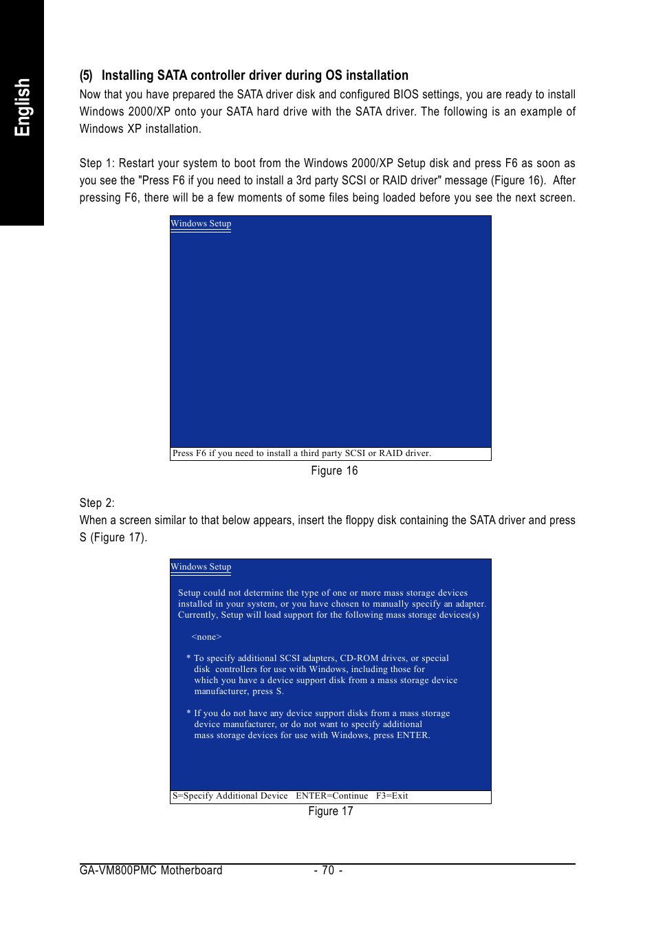 English | GIGABYTE GA-VM800PMC User Manual | Page 70 / 88