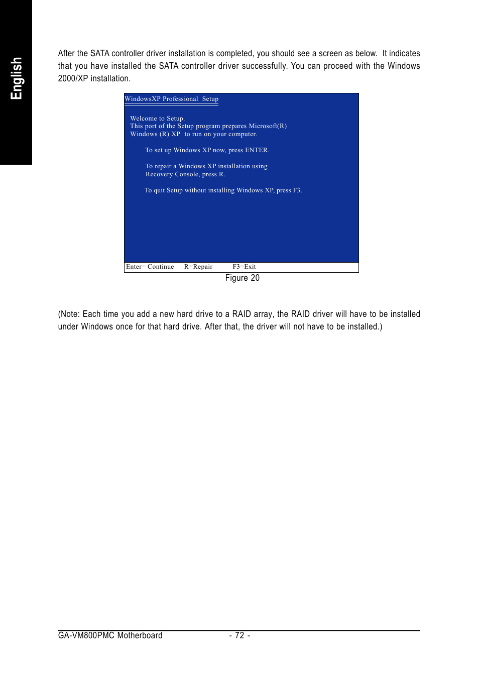 English | GIGABYTE GA-VM800PMC User Manual | Page 72 / 88