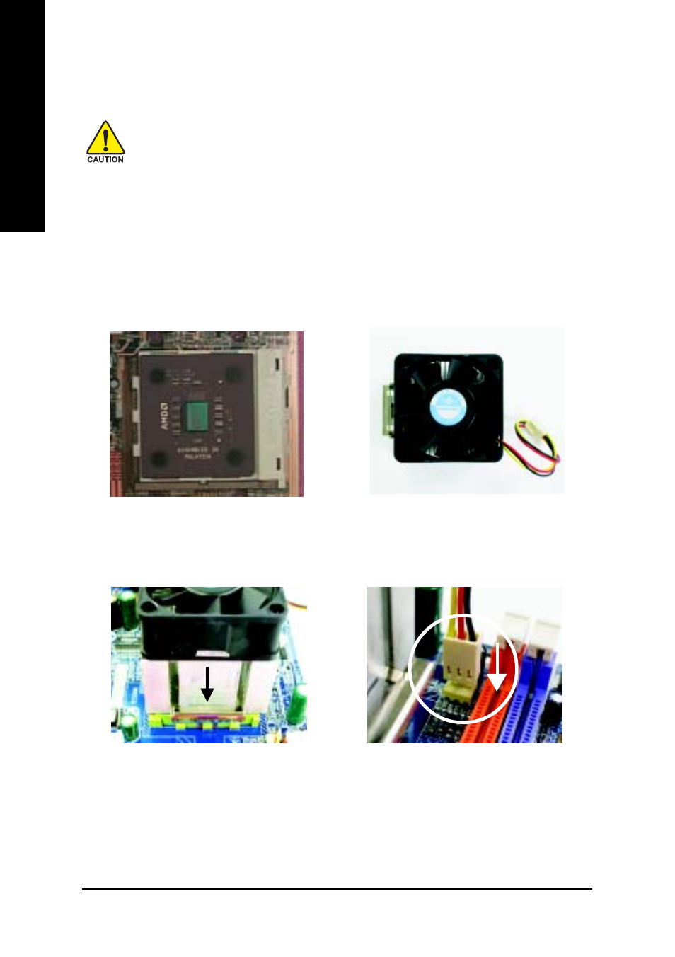 English, Step 2-2: cpu cooling fan installation | GIGABYTE GA-7VT600 User Manual | Page 18 / 104