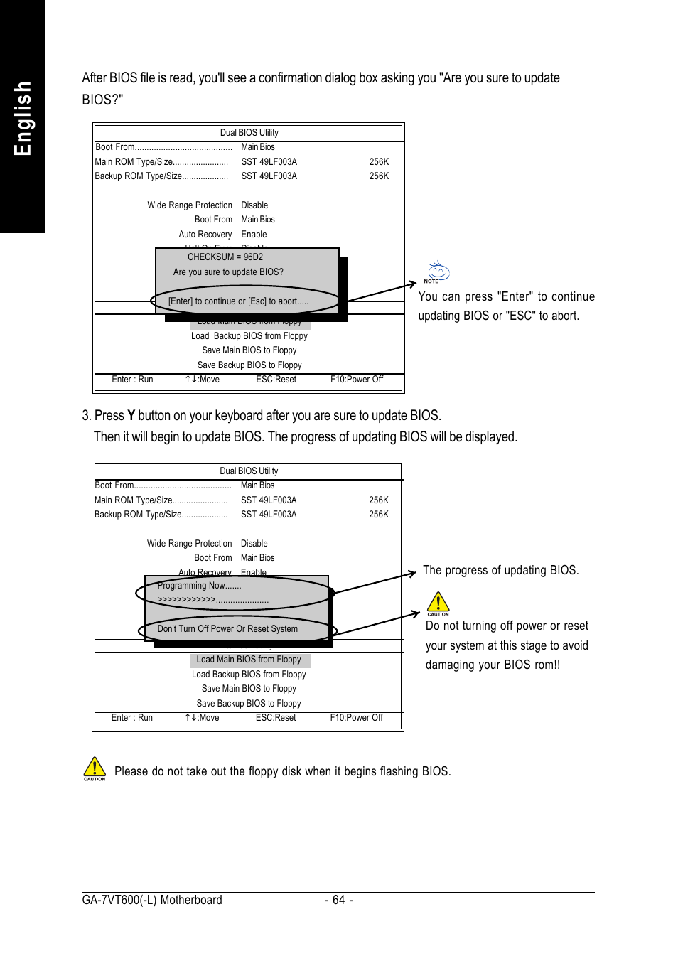 English | GIGABYTE GA-7VT600 User Manual | Page 68 / 104