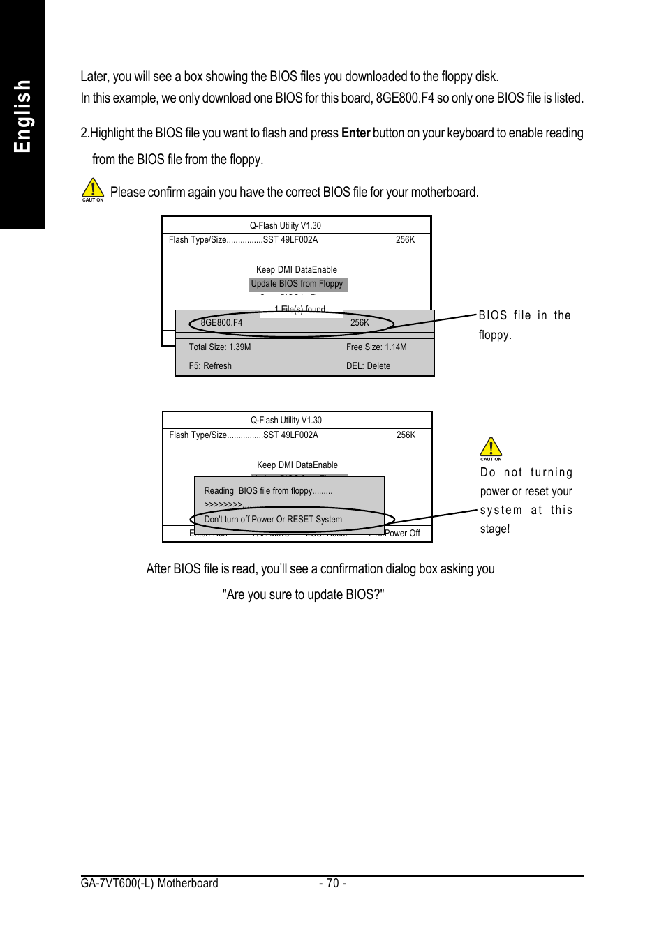 English | GIGABYTE GA-7VT600 User Manual | Page 74 / 104