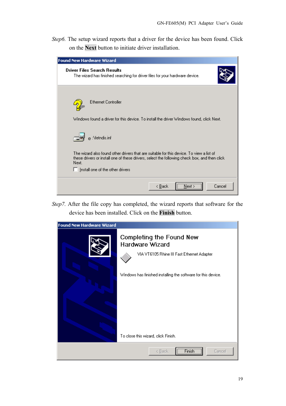 GIGABYTE GN-FE605(M) User Manual | Page 21 / 62