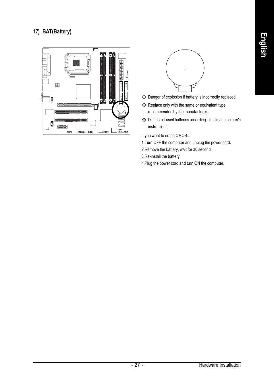 English | GIGABYTE GA-8I915P-MF User Manual | Page 27 / 80