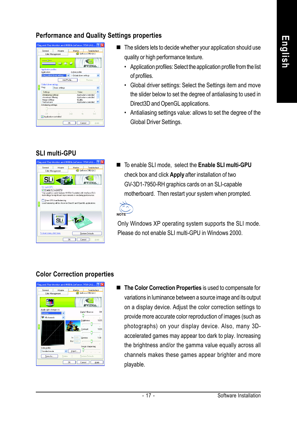 English | GIGABYTE GV-3D1-7950-RH User Manual | Page 17 / 34