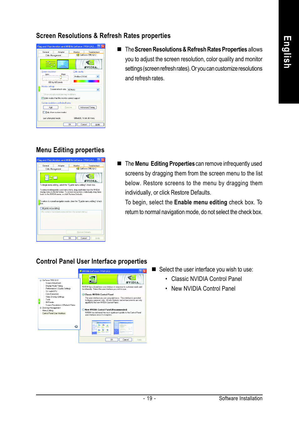 English | GIGABYTE GV-3D1-7950-RH User Manual | Page 19 / 34