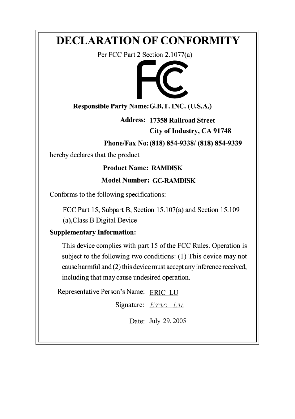 GIGABYTE GC-RAMDISK User Manual | Page 2 / 8