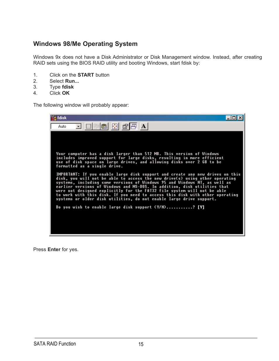 Windows 98/me operating system | GIGABYTE Network Device GA-7N400 User Manual | Page 18 / 35